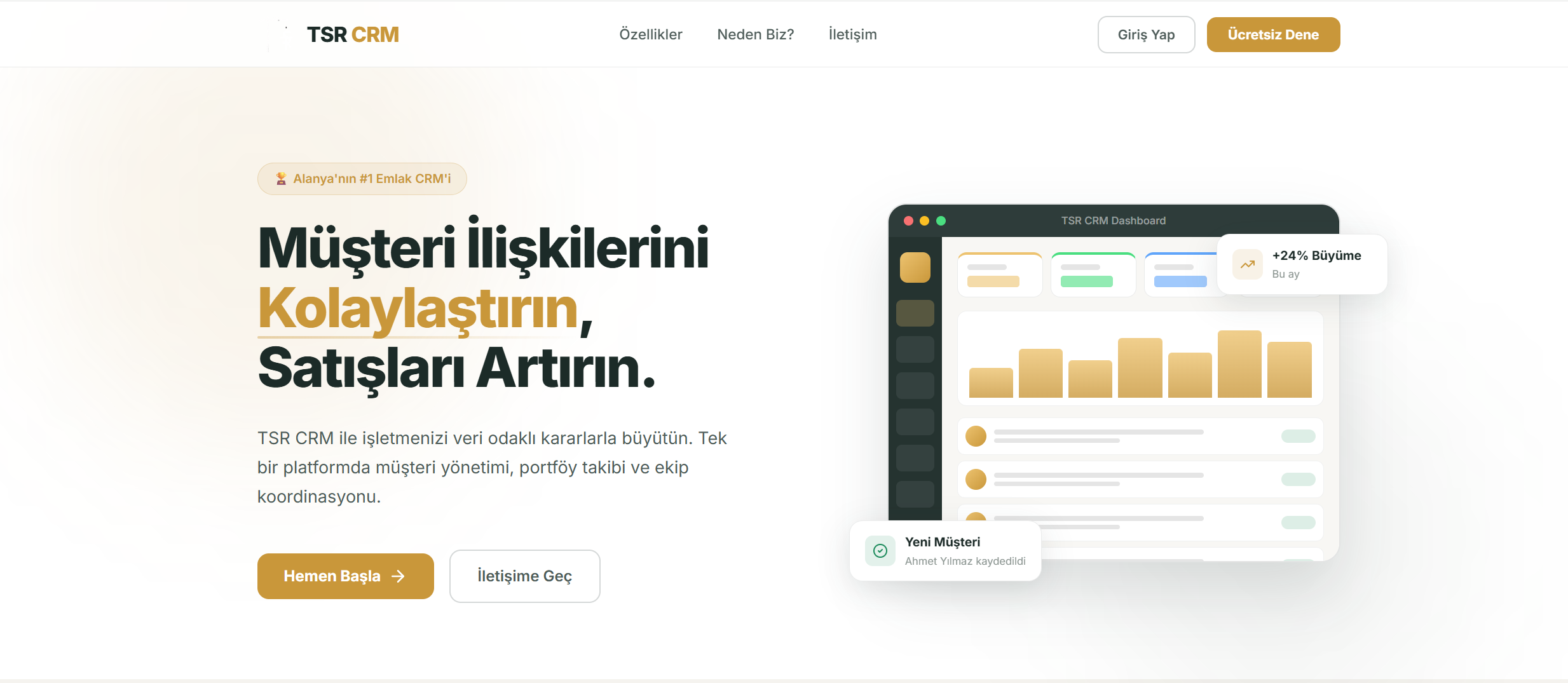 TSR CRM Kurumsal Yönetim